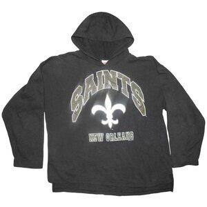 Vintage 1993 New Orleans Saints Saturdays Hero Hoodie T-Shirt Men's Large